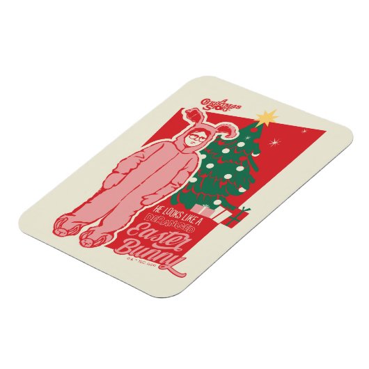 Eine Weihnachtsgeschichte | Deranged Oaster Bunny Magnet (Linke Seite)