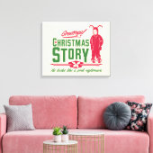 Eine Weihnachtsgeschichte | Er sieht aus wie ein r Leinwanddruck (Insitu (Wohnzimmer))