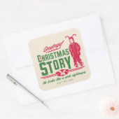 Eine Weihnachtsgeschichte | Er sieht aus wie ein r Quadratischer Aufkleber (Umschlag)