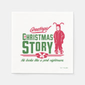 Eine Weihnachtsgeschichte | Er sieht aus wie ein r Serviette (Vorderseite)