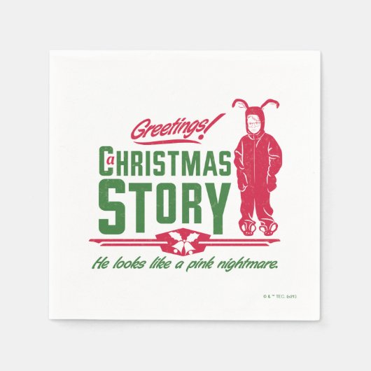 Eine Weihnachtsgeschichte | Er sieht aus wie ein r Serviette (Vorderseite)