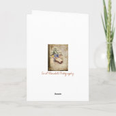 Eine Weihnachtsgeschichte Feiertagskarte (Rückseite)