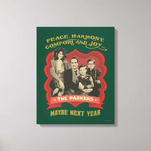 Eine Weihnachtsgeschichte | Frieden, Harmonie, Kom Leinwanddruck (Vorderseite)