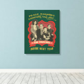 Eine Weihnachtsgeschichte | Frieden, Harmonie, Kom Leinwanddruck (Insitu (Holzboden))