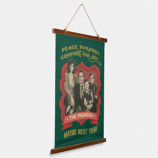 Eine Weihnachtsgeschichte | Frieden, Harmonie, Kom Wandteppich Mit Holzrahmen (Gewinkelt)