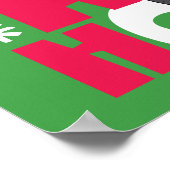 Eine Weihnachtsgeschichte | Ho Ho Ho Poster (Ecke)