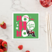 Eine Weihnachtsgeschichte | Ho Ho Ho Serviette (Beispiel)