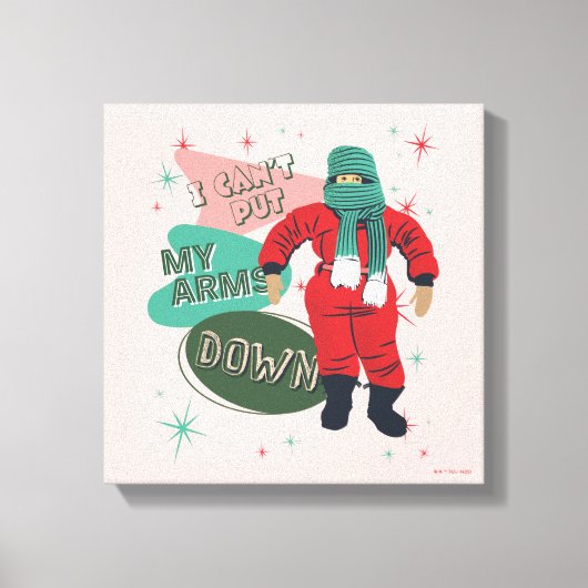 Eine Weihnachtsgeschichte - ich kann meine Waffen  Leinwanddruck (Vorderseite)