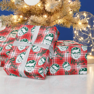 Eine Weihnachtsgeschichte Kariertes Muster für R Geschenkpapier