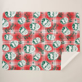 Eine Weihnachtsgeschichte | Kariertes Muster für R Sherpadecke (Vorderseite (Horizontal))