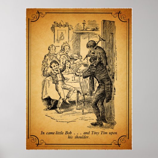 Eine Weihnachtsgeschichte: Klein Bob & Tiny Tim Poster (Vorne)