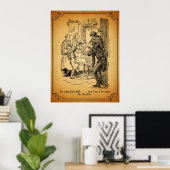 Eine Weihnachtsgeschichte: Klein Bob & Tiny Tim Poster (Heimbüro)