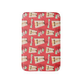 Eine Weihnachtsgeschichte | Lampenmuster Badematte (Vorderseite Vertikal)