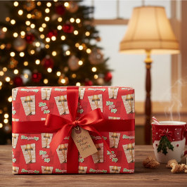 Eine Weihnachtsgeschichte | Lampenmuster Geschenkpapier Set