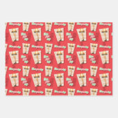 Eine Weihnachtsgeschichte | Lampenmuster Geschenkpapier Set (Vorderseite 2)