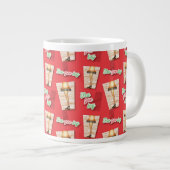 Eine Weihnachtsgeschichte | Lampenmuster Jumbo-Tasse (Vorderseite Rechts)