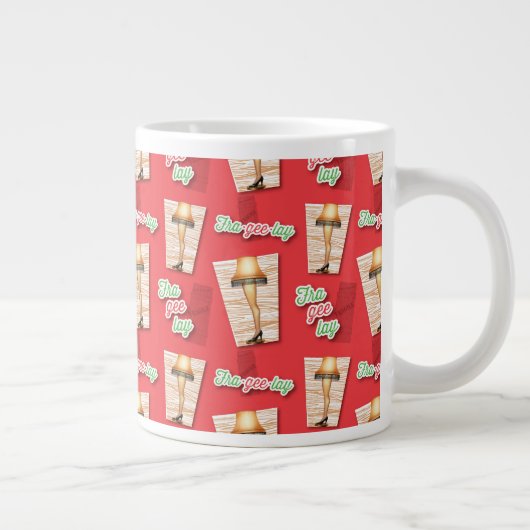 Eine Weihnachtsgeschichte | Lampenmuster Jumbo-Tasse (Rechts)