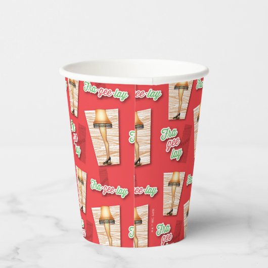 Eine Weihnachtsgeschichte | Lampenmuster Pappbecher (Rechts)