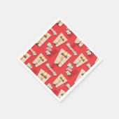 Eine Weihnachtsgeschichte | Lampenmuster Serviette (Ecke)