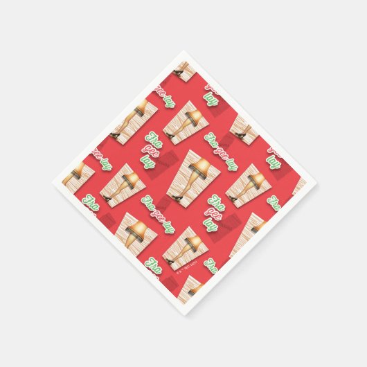 Eine Weihnachtsgeschichte | Lampenmuster Serviette (Ecke)