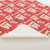 Eine Weihnachtsgeschichte | Lampenmuster Sherpadecke (3/4)