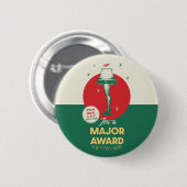 Eine Weihnachtsgeschichte | Leg Lamp Major Award Button (Vorne & Hinten)
