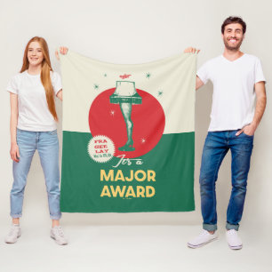 Eine Weihnachtsgeschichte Leg Lamp Major Award Fleecedecke