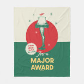 Eine Weihnachtsgeschichte | Leg Lamp Major Award Fleecedecke (Vorderseite)