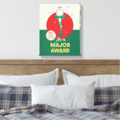 Eine Weihnachtsgeschichte | Leg Lamp Major Award Leinwanddruck (Insitu (Schlafzimmer))