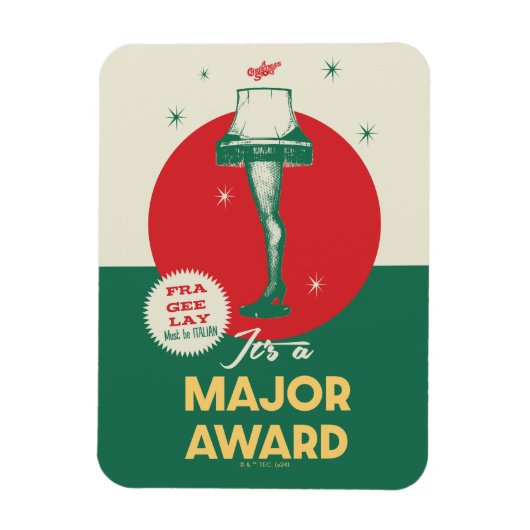 Eine Weihnachtsgeschichte | Leg Lamp Major Award Magnet (Vertikal)