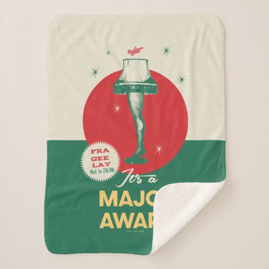 Eine Weihnachtsgeschichte | Leg Lamp Major Award Sherpadecke (Vorderseite)