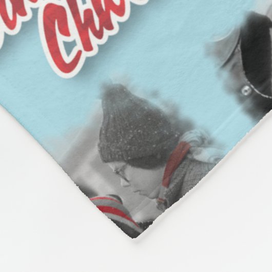 Eine Weihnachtsgeschichte | Merry Chwithmuth Patte Fleecedecke (Ecke)