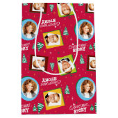 Eine Weihnachtsgeschichte | Muster für Fotos Mittlere Geschenktüte (Vorderseite)