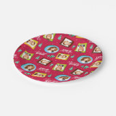 Eine Weihnachtsgeschichte | Muster für Fotos Pappteller (Schrägansicht)