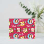 Eine Weihnachtsgeschichte | Muster für Fotos Postkarte (Stehend Vorderseite)