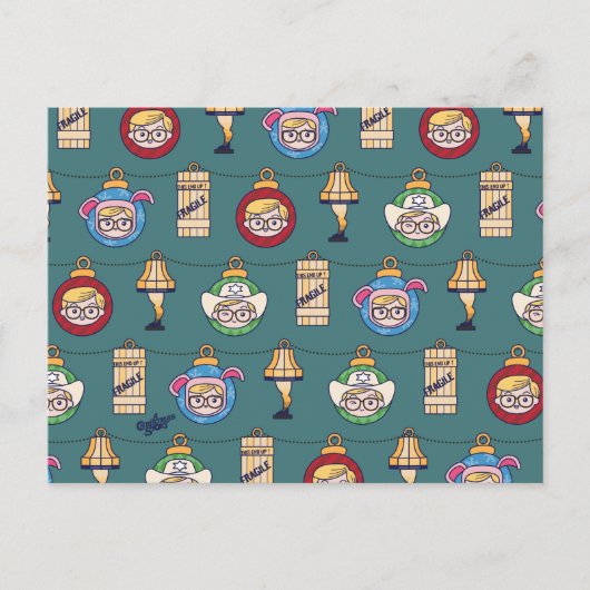 Eine Weihnachtsgeschichte | Muster für Ralphie und Postkarte (Vorderseite)