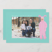 Eine Weihnachtsgeschichte | Ralphie Bunny Anzug - Feiertagskarte (Vorne/Hinten)