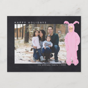 Eine Weihnachtsgeschichte   Ralphie Bunny Anzug -  Feiertagspostkarte
