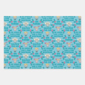 Eine Weihnachtsgeschichte | Ralphie das Kid-Muster Geschenkpapier Set (Vorderseite)