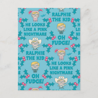 Eine Weihnachtsgeschichte | Ralphie das Kid-Muster Postkarte