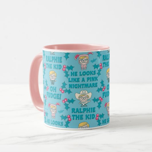 Eine Weihnachtsgeschichte | Ralphie das Kid-Muster Tasse (Vorderseite Links)