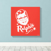 Eine Weihnachtsgeschichte | Ralphie Leinwanddruck (Insitu (Holzboden))