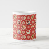Eine Weihnachtsgeschichte Retro-Snowflake-Muster Jumbo-Tasse (Vorderseite)