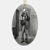 Eine Weihnachtsgeschichte: Tiny Tim Keramikornament (Links)