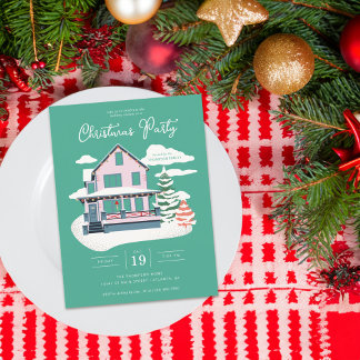 Eine Weihnachtsgeschichte | Weihnachts-Party Feiertagspostkarte
