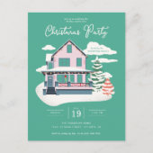 Eine Weihnachtsgeschichte | Weihnachts-Party Feiertagspostkarte (Vorderseite)