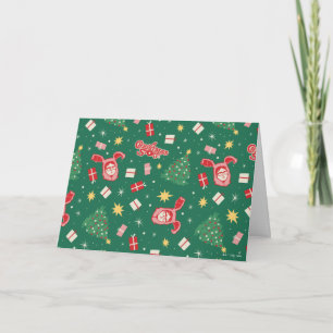Eine Weihnachtsgeschichte   Weihnachtsicon-Muster Karte