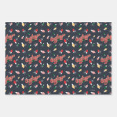 Eine Weihnachtsgeschichte | Weihnachtslichtmuster Geschenkpapier Set (Vorderseite)