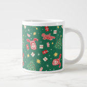 Eine Weihnachtsgeschichte | Weihnachtssymbol Muste Jumbo-Tasse (Rechts)
