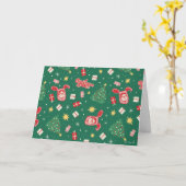 Eine Weihnachtsgeschichte | Weihnachtssymbol Muste Karte (Gelbe Blume)